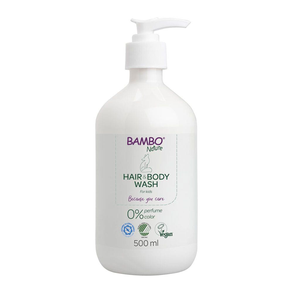 Bambo Nature Hair and body wash 500 ml (16.91fl oz)