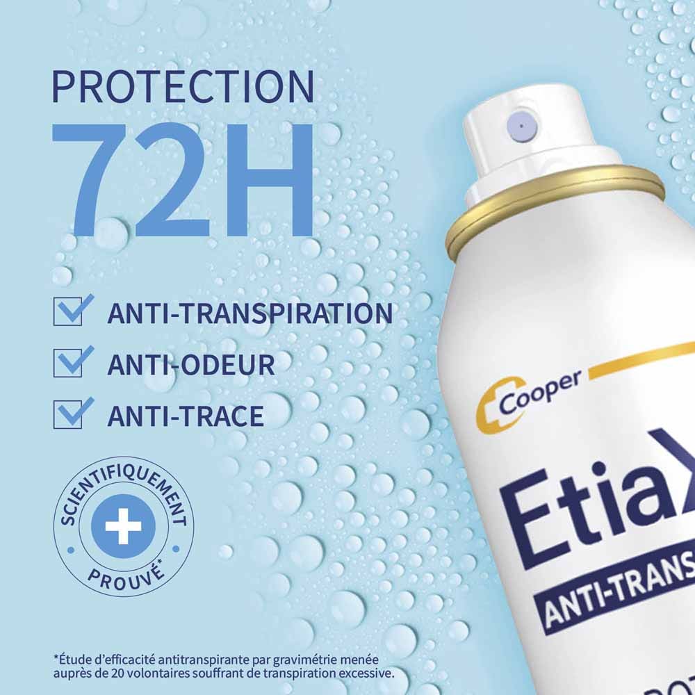 Etiaxil Antiperspirant Aerosol Deodorant 72h Protection sensitive skin 150 ml (5.07fl oz)