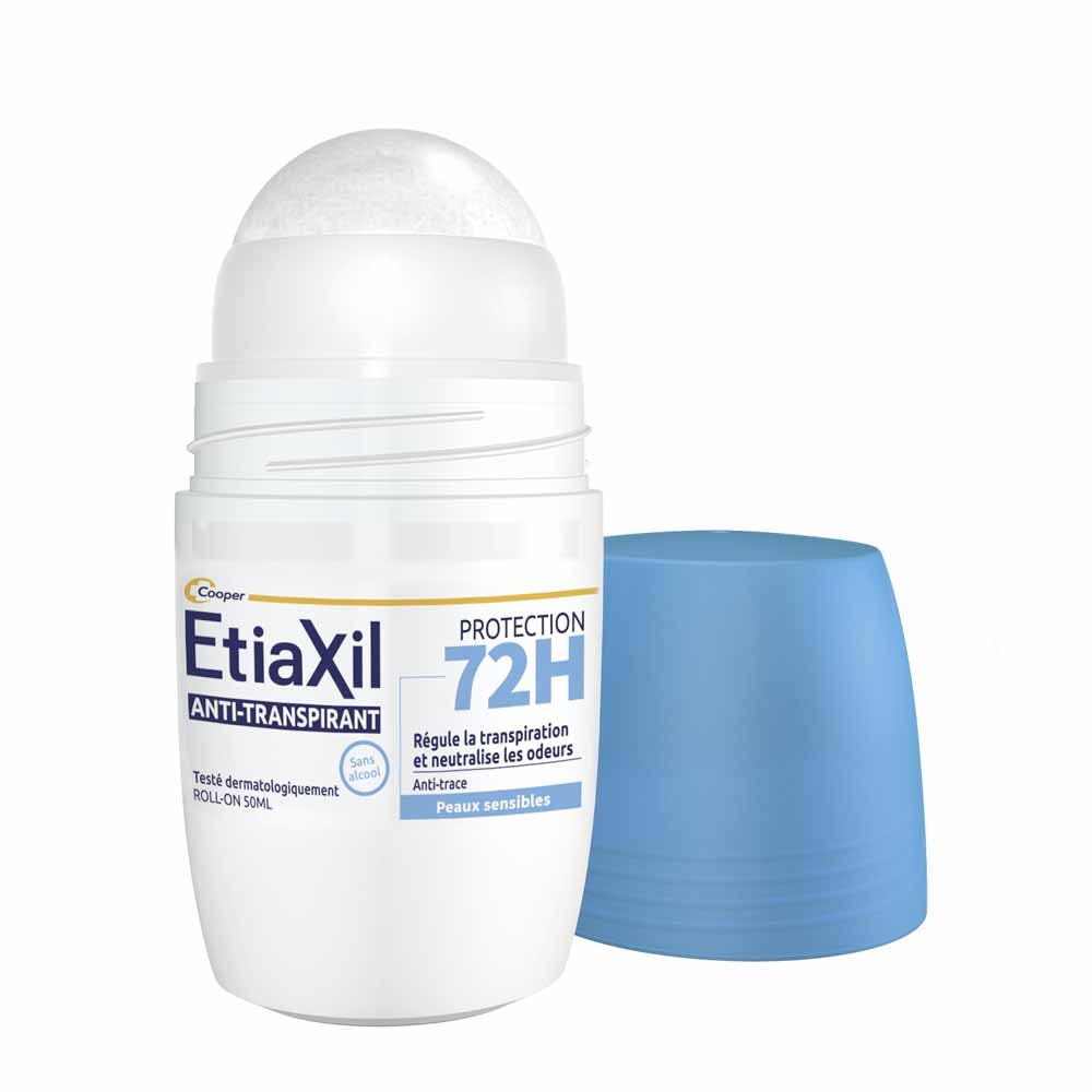 Etiaxil Antiperspirant 72h Protection Roll-On sensitive skin 2 x 50ml (1.69fl oz)