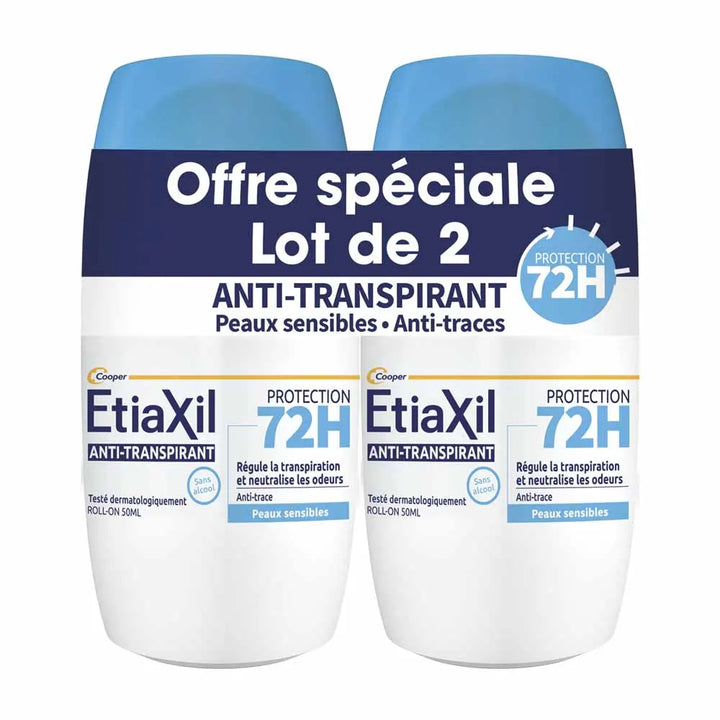 Etiaxil Antiperspirant Roll-On Deodorant 48h for Sensitive Skin
