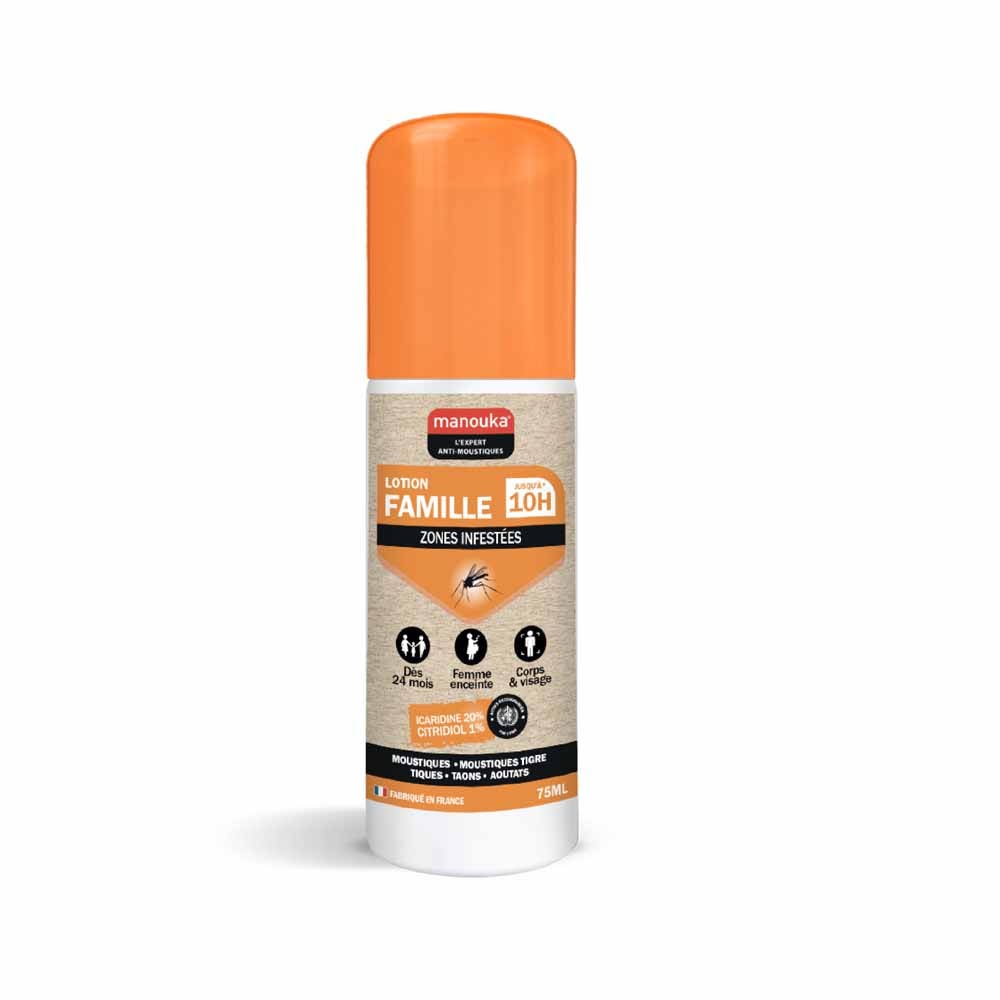 Manouka Mosquito Repellent Lotion Family All Areas 75 ml (2.54fl oz)