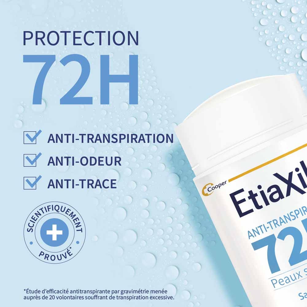 Etiaxil Antiperspirant 72h Protection Deodorant Stick sensitive skin 40ml (1.35fl oz)