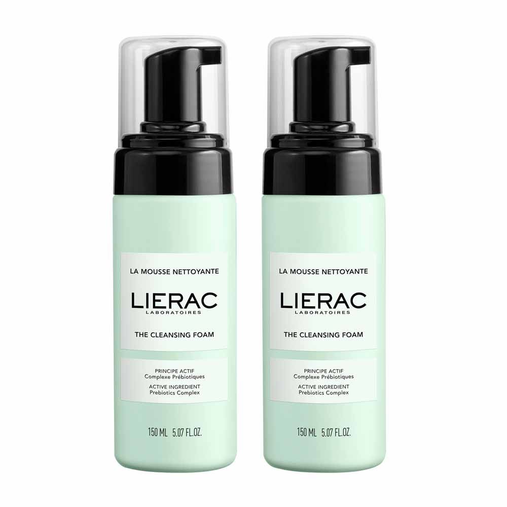 Lierac Make-up Removers Foaming cleansing mousse suitable for all skin types 2 x 300ml (10.14fl oz)
