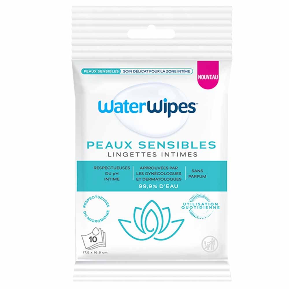 Waterwipes Sensitive intimate wipes 2 x 10 units