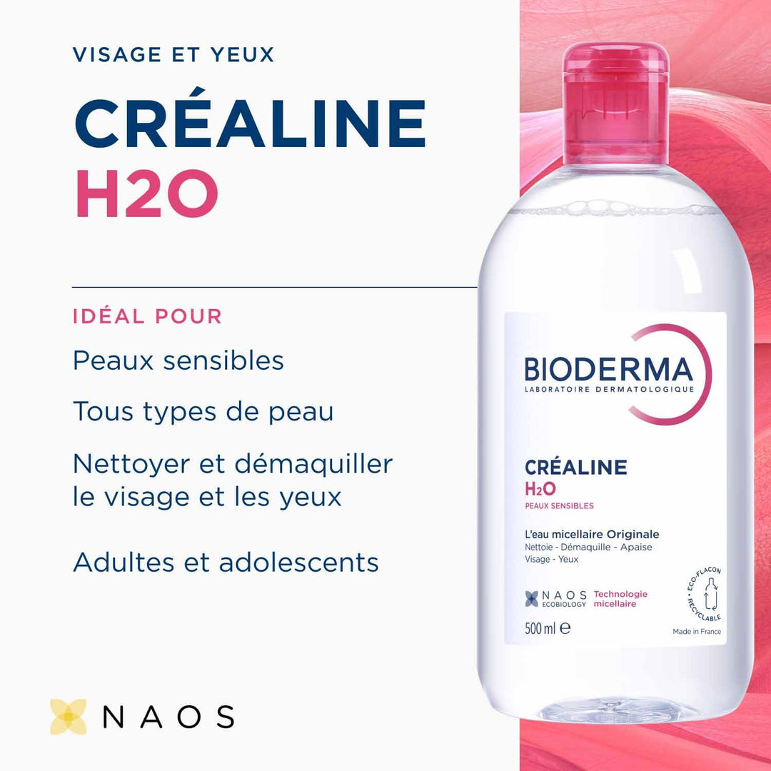 Bioderma Crealine Micellar Cleansing Water sensitive skin 850 ml (28.74fl oz)