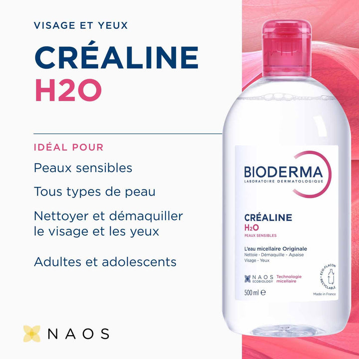 Bioderma Crealine Micellar Cleansing Water sensitive skin 850 ml (28.74fl oz)