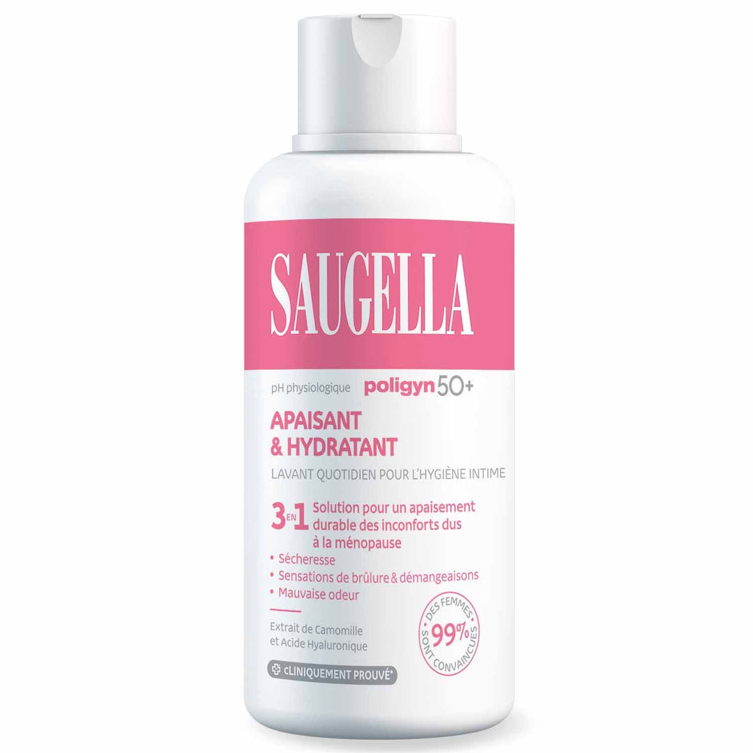 Saugella Poligyn 3-in-1 daily intimate wash for menopausal women 500 ml (16.91fl oz)