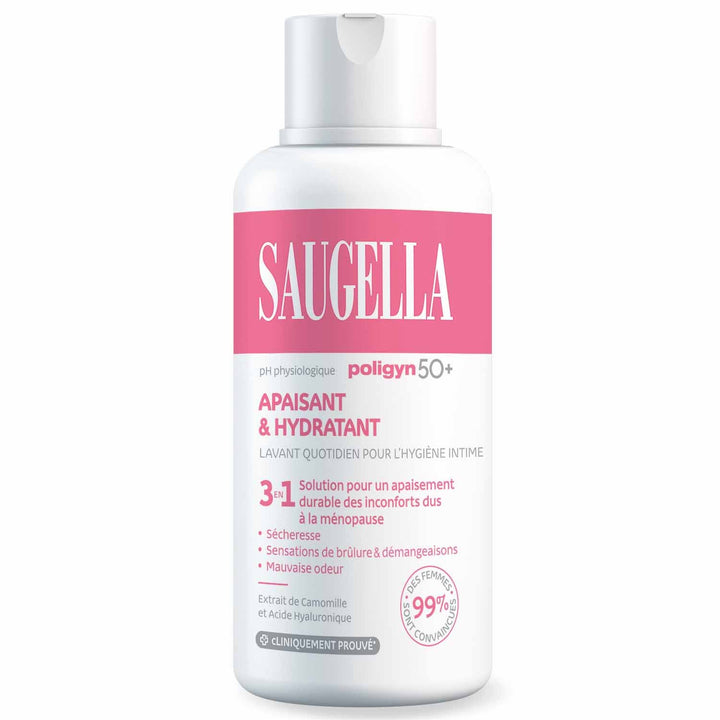 Saugella Poligyn 3-in-1 daily intimate wash for menopausal women 500 ml (16.91fl oz)