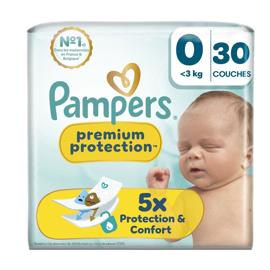 Pampers Premium Nappies Size 0 <3kg x30