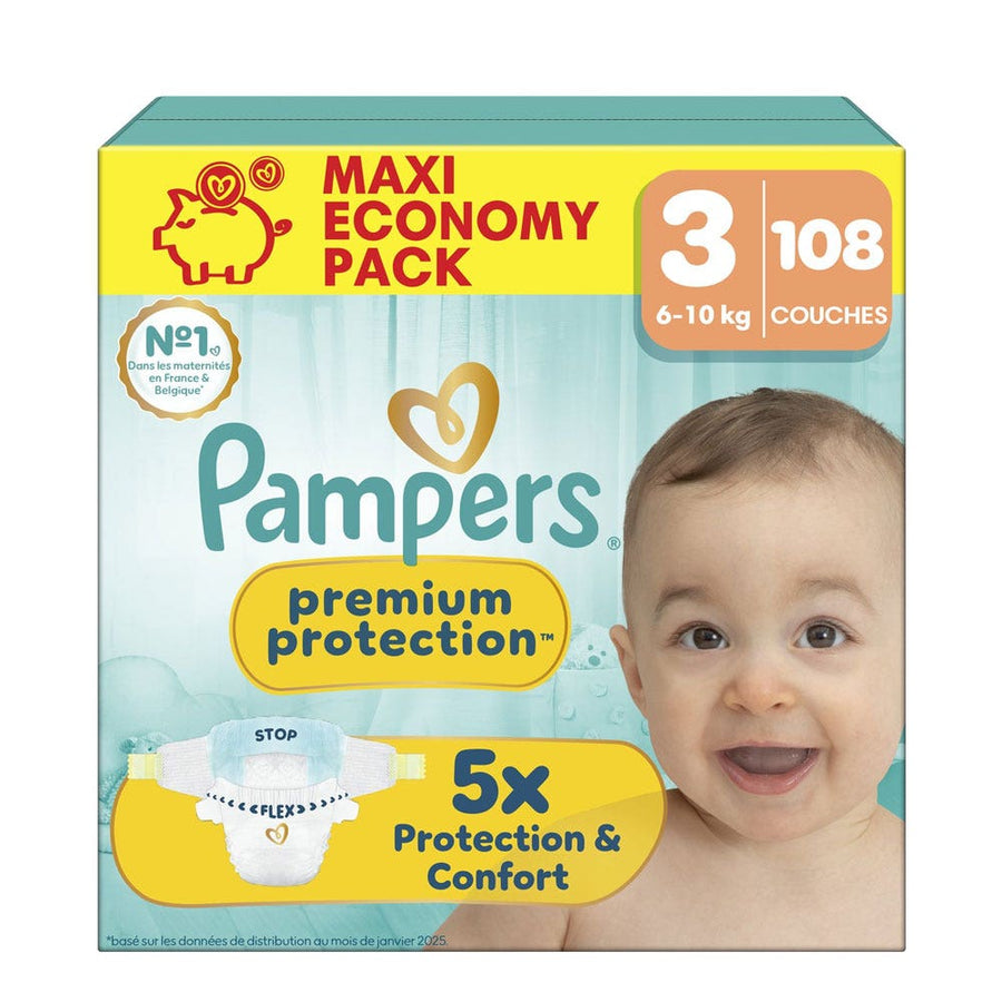 Pampers Premium Diapers Size 3 6-10kg x108