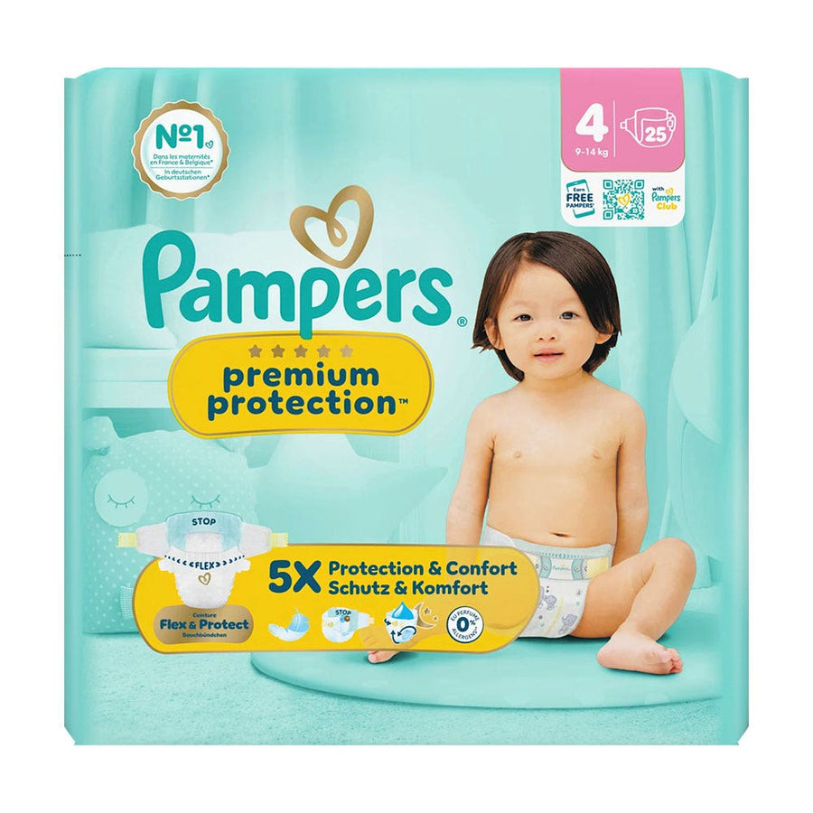 Pampers Premium Diapers Size 4 9-14kg x25