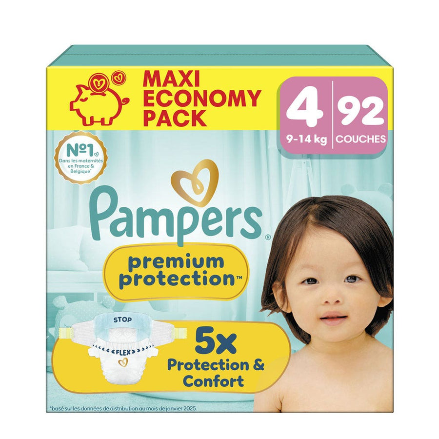 Pampers Premium Diapers Size 4 9-14kg x92