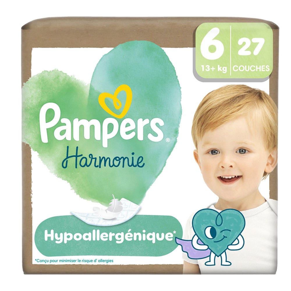 Pampers Harmonie Diapers Size 6 13kg+ x27