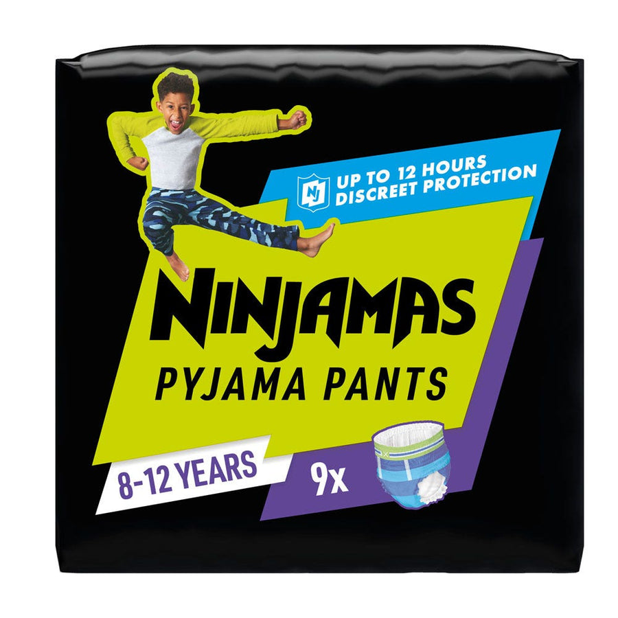 Pampers Ninjamas Pyjama pants 8-12 years (27-43kg) x9