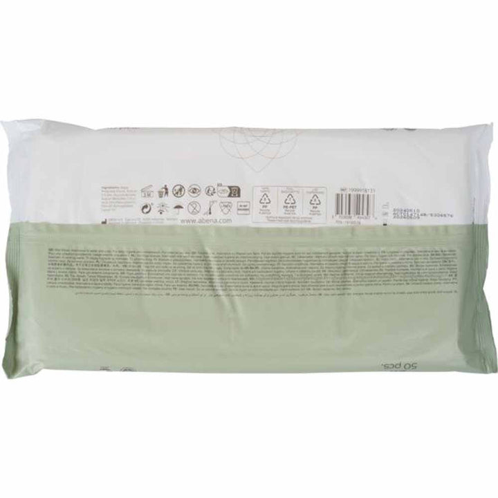 Abena Unscented impregnated wipes 30x30cm body hygiene wipes 50 units