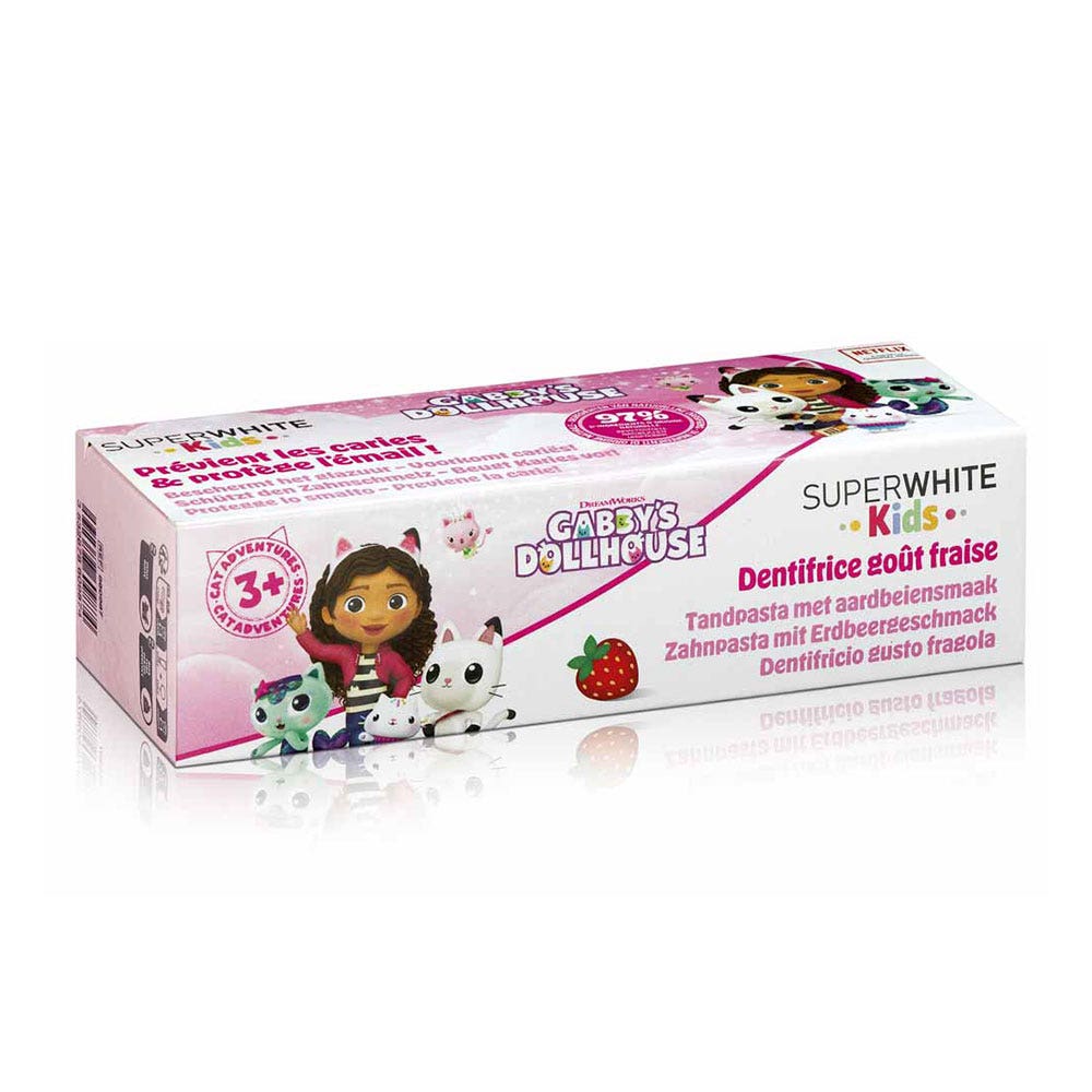Biosynex Children's toothpaste Gabby Universal strawberry flavour 50 ml (1.69fl oz)