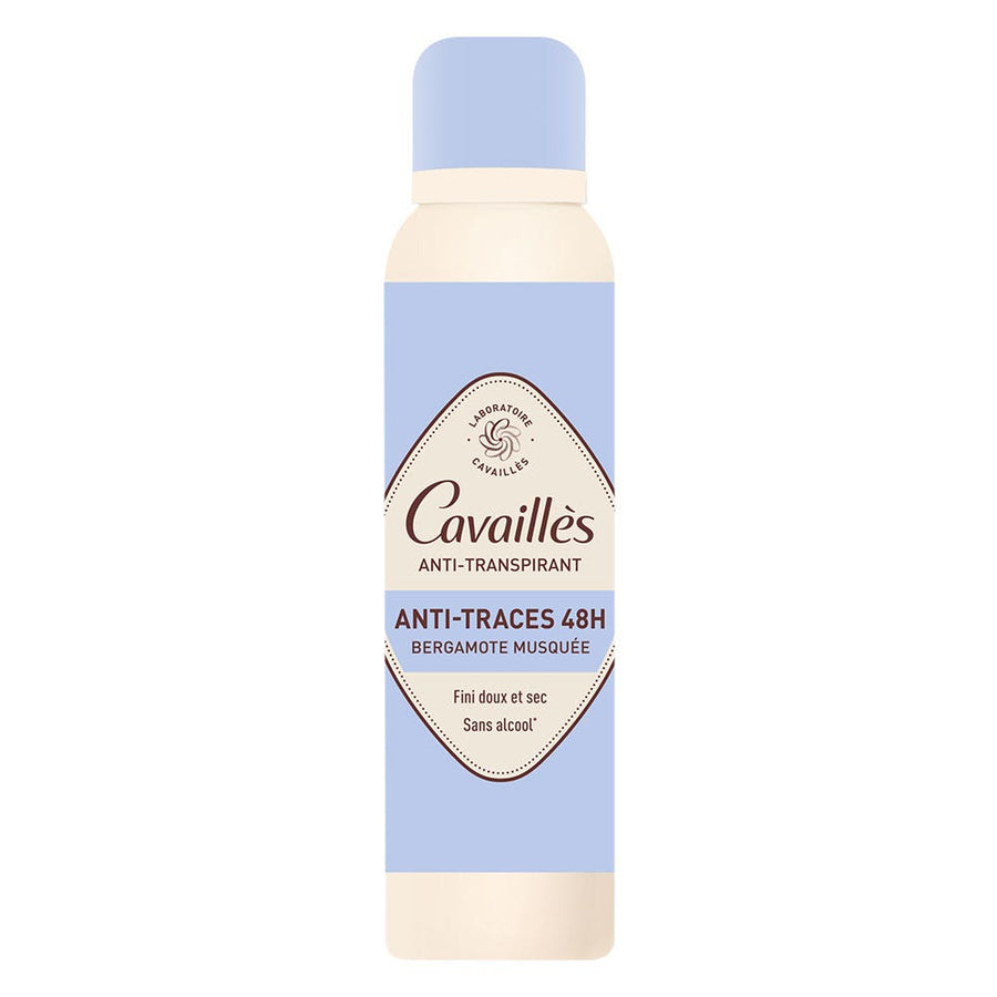 Cavaillès Absorb + Deodorants Spray Anti-Transpirant Anti-Traces 48H 150ml (5.07fl oz)