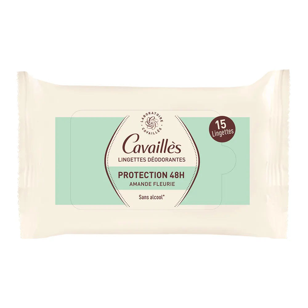Rogé Cavaillès Dermato 48H Deodorant Wipes x15 - 15 Wipes
