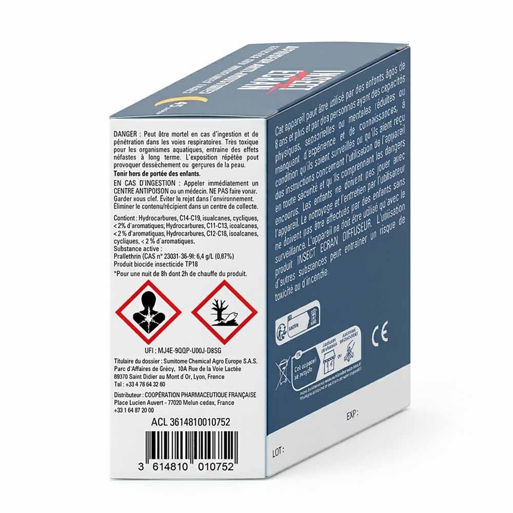 Insect Ecran Electric insecticide diffuser + 30 ml refill (1.01fl oz)