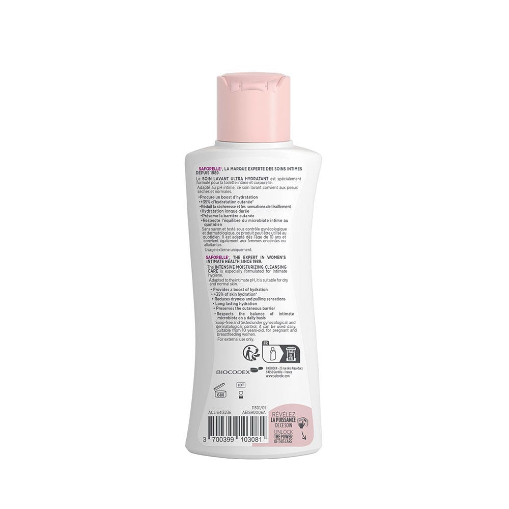 Saforelle Ultra hydrating cleansing care for dry skin 100ml (3.38fl oz)