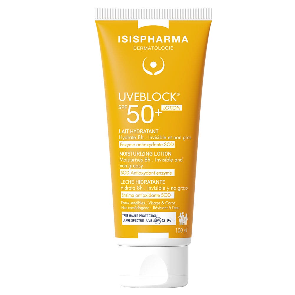 Isispharma Uveblock SPF50+ lotion 100 ml (3.38fl oz)