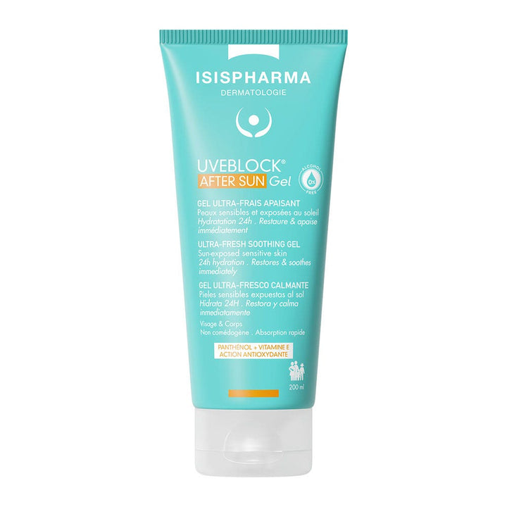 Isispharma Uveblock Ultra-cooling soothing after-sun gel 200 ml (6.76fl oz)