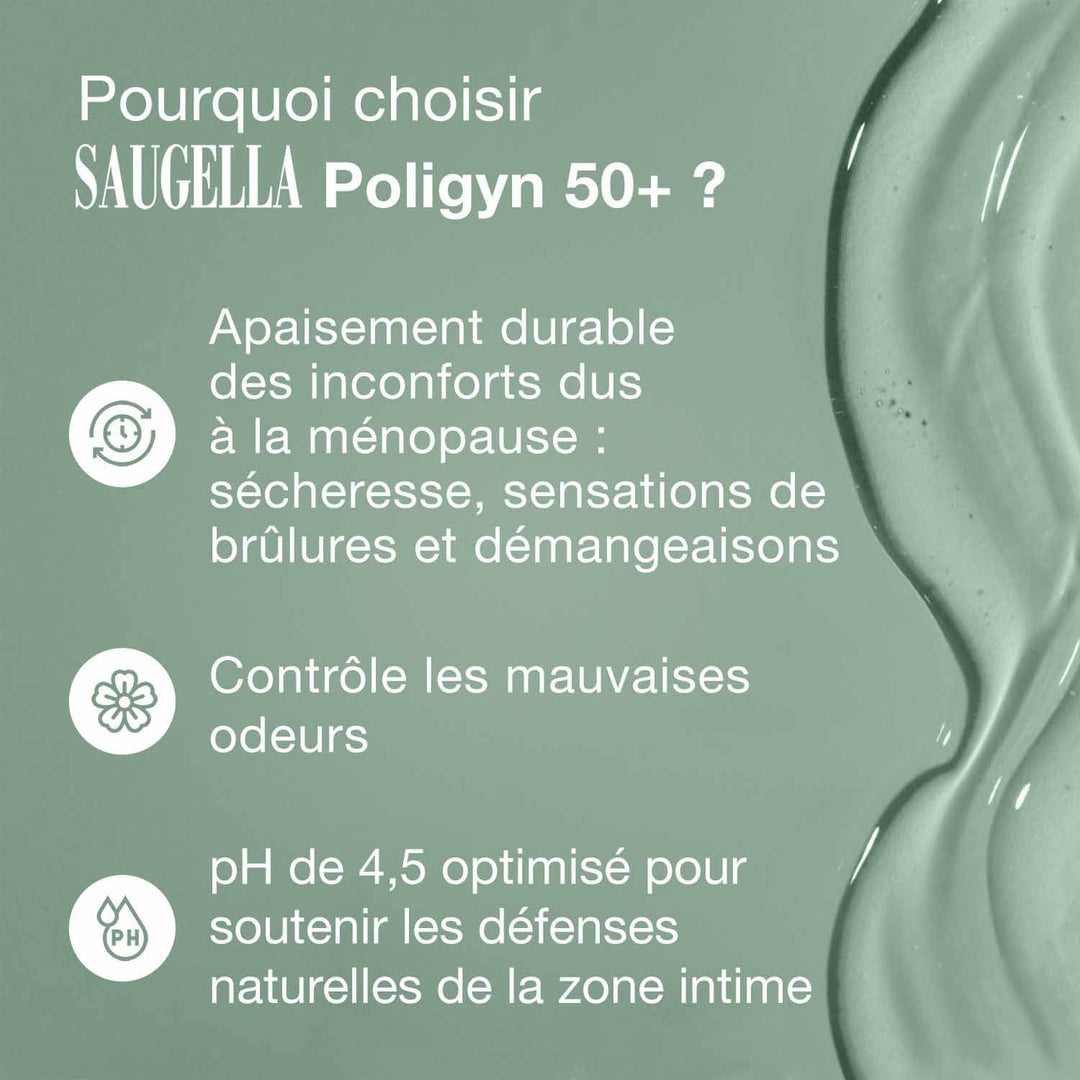 Saugella Poligyn Menopause intimate wash 100ml (3.38fl oz)