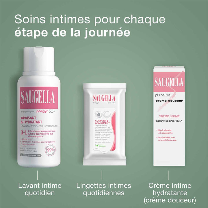 Saugella Poligyn Menopause intimate wash 100ml (3.38fl oz)