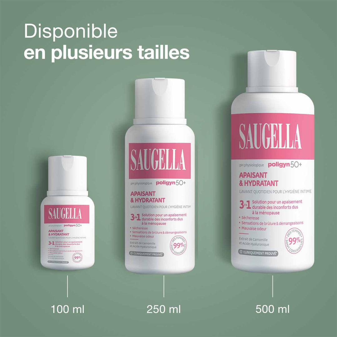 Saugella Poligyn Menopause intimate wash 100ml (3.38fl oz)