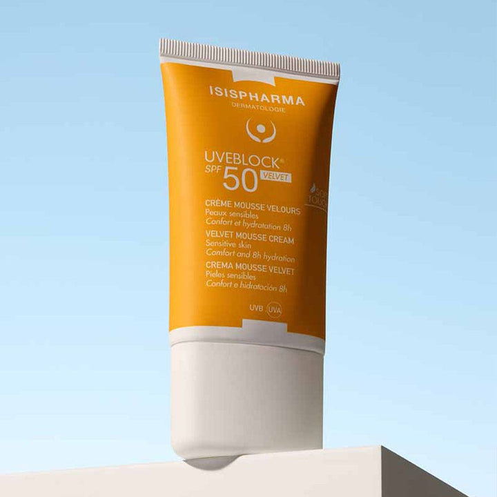 Isispharma Uveblock Velvet Mousse Cream SPF50 40 ml (1.35fl oz)