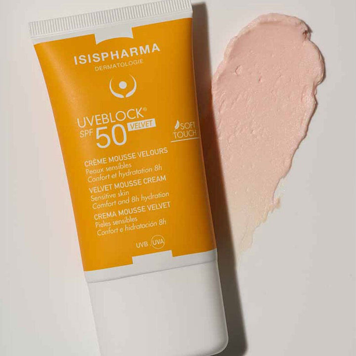Isispharma Uveblock Velvet Mousse Cream SPF50 40 ml (1.35fl oz)