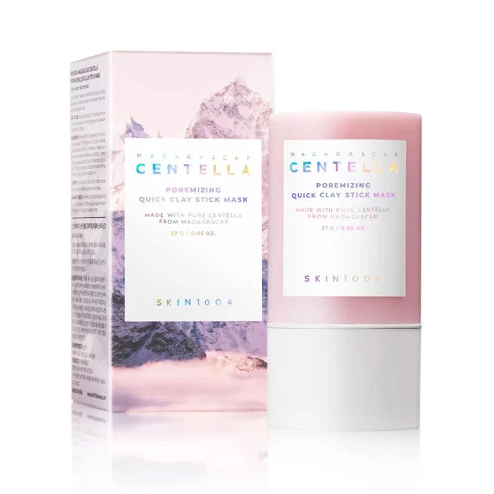 Skin1004 Madagascar Centella pore-minimising quick clay mask rose clay stick 27 g (0.95oz)