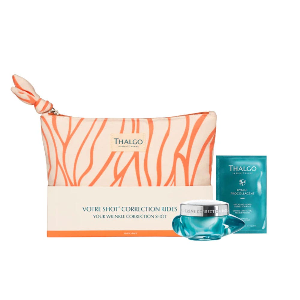 Thalgo Hyalu-Procollagène Gel-cream kit + eye wrinkle correction patches