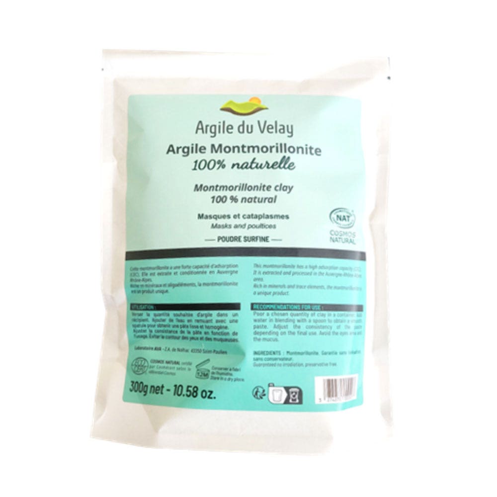 Argile du Velay Montmorillonite powder 300 g (10.58oz)