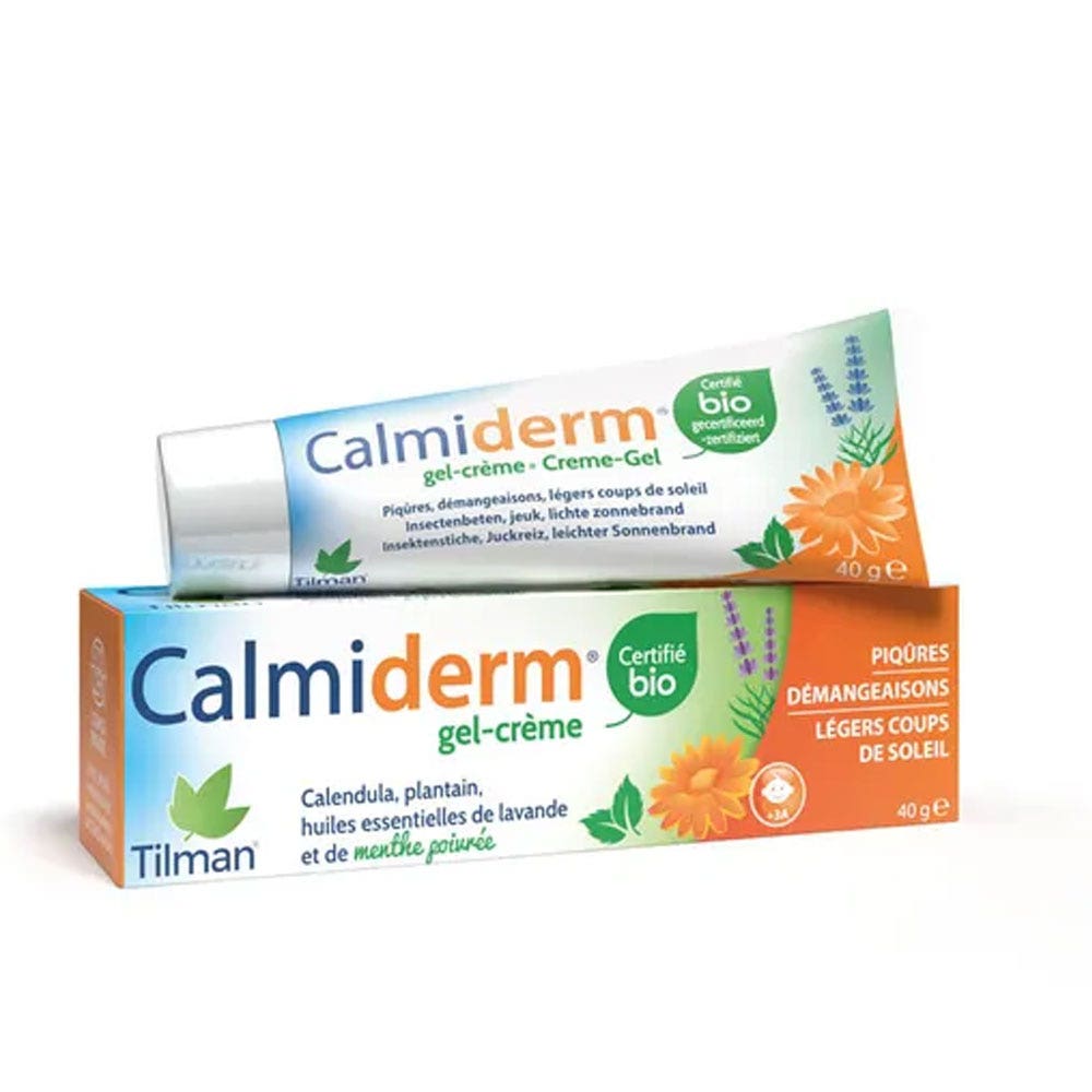 Tilman Calmiderm Soothing insect bite organic gel-cream 40g (1.41 oz) - FrenchBeautyHub