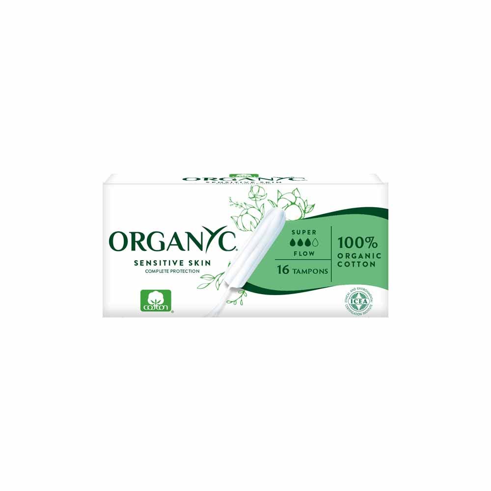 Organyc Organic Cotton Tampons Super X16 x16