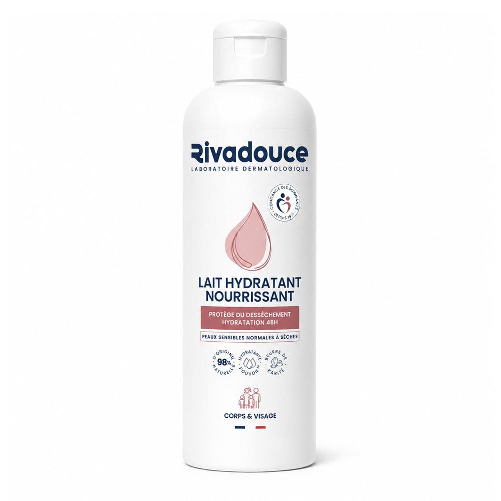Rivadouce Nourishing hydrating body milk 500ml (16.91fl oz)