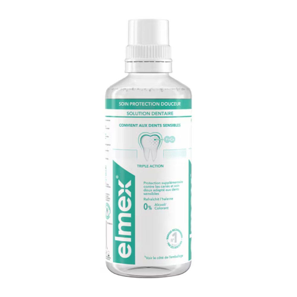 Elmex Sensitive Gentle Alcohol-Free Mouthwash 400ml (13.53fl oz)