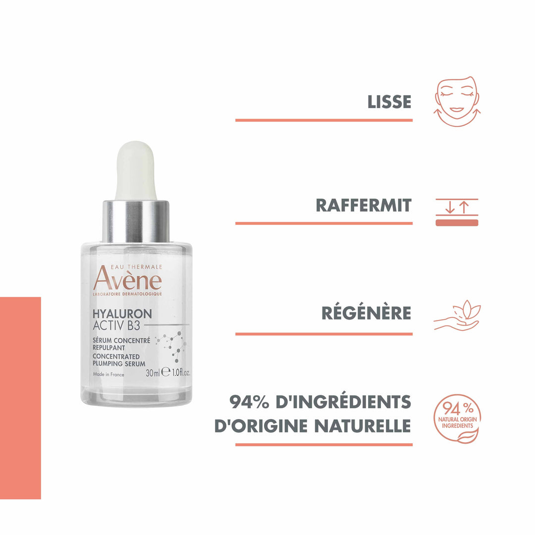 Avène Hyaluron Activ B3 Concentrated Plumping Serum 30ml (1.0floz)