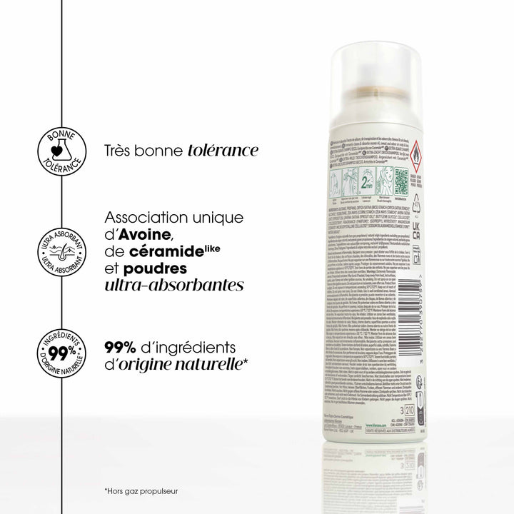 Klorane Oat Milk Oatmilk Gentle Dry Shampoo Spray All Hair Types A L'Avoine et Céramide 150ml (5.07fl oz)