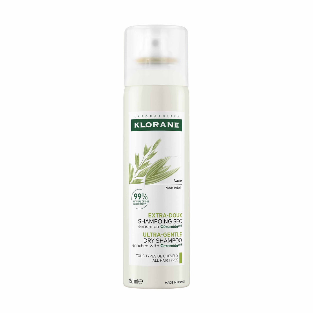 Klorane Oat Milk Oatmilk Gentle Dry Shampoo Spray All Hair Types A L'Avoine et Céramide 150ml (5.07fl oz)