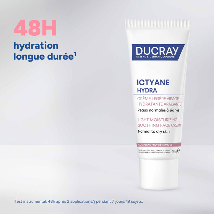 Ducray Ictyane Hydrating light soothing cream 40 ml (1.35fl oz)