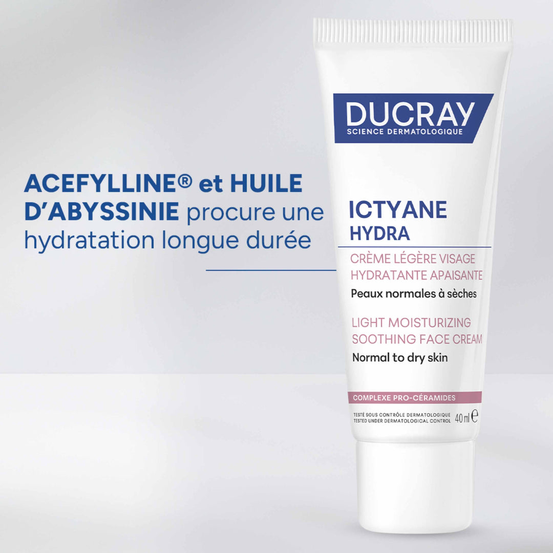 Ducray Ictyane Hydrating light soothing cream 40 ml (1.35fl oz)