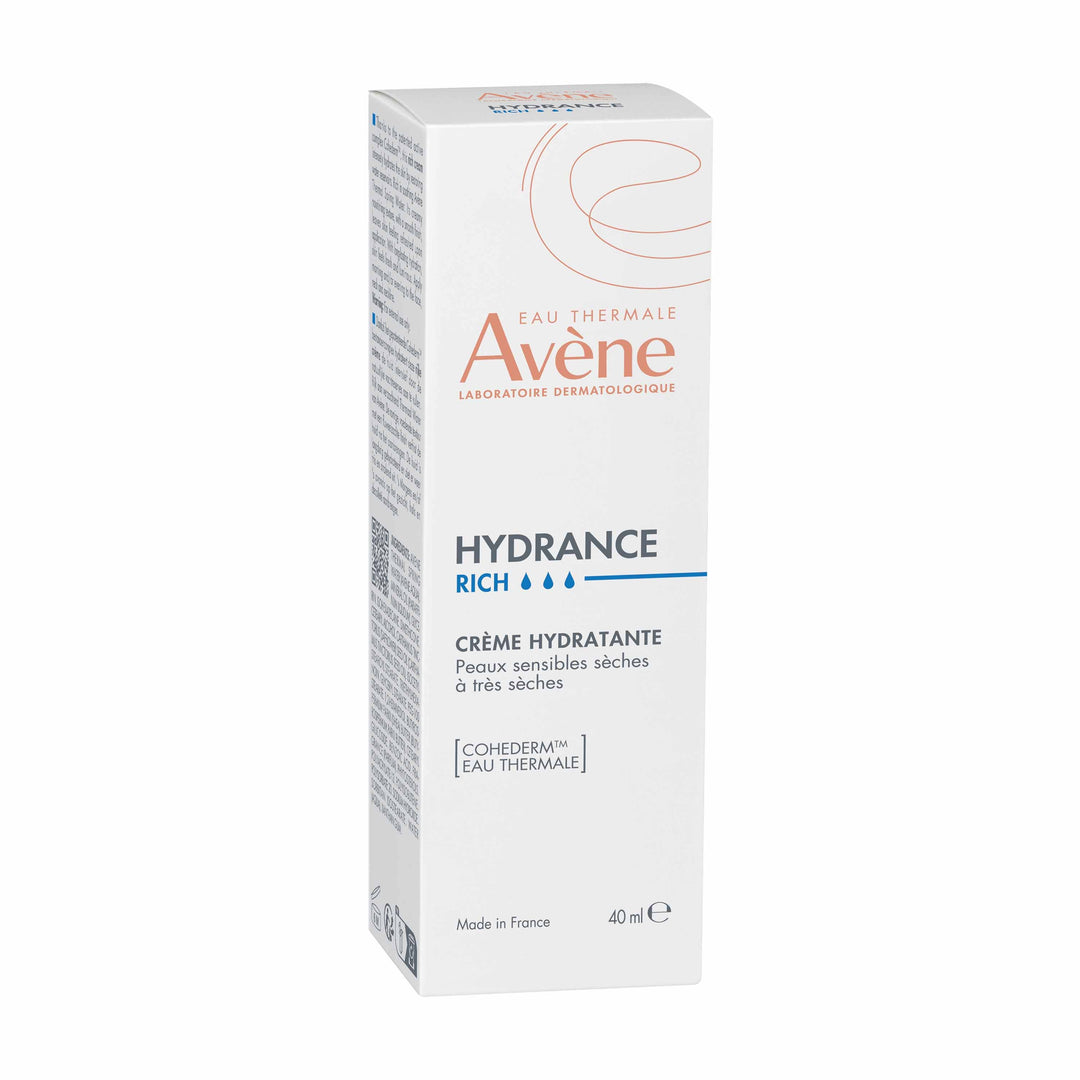 Avène Hydrance Rich Moisturizer 40ml (1.35fl oz) for Sensitive Dry to Very Dry Skin