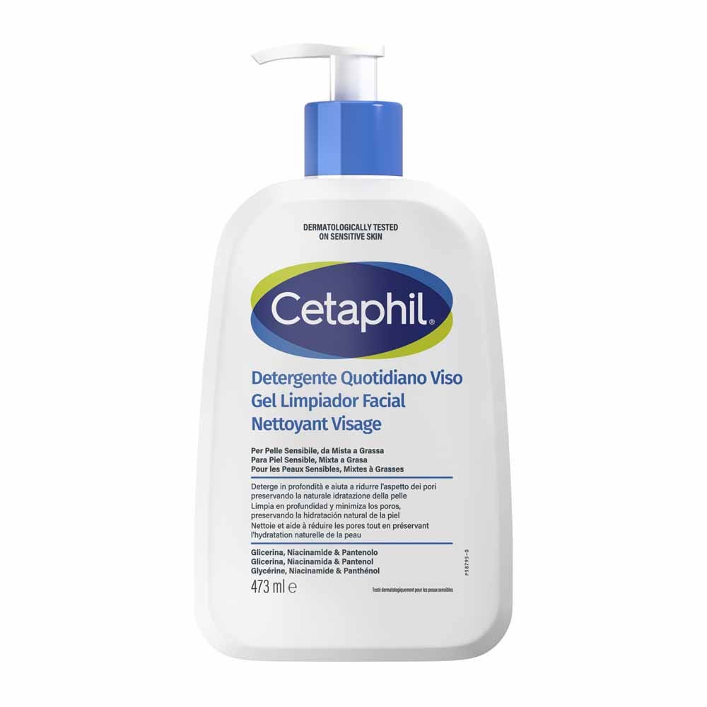 Cetaphil Daily Facial Cleanser sensitive combination to oily skin 473 ml (15.99fl oz)