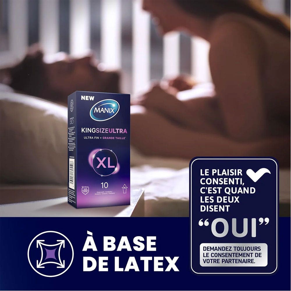 Manix King Size Ultra condoms 10 units