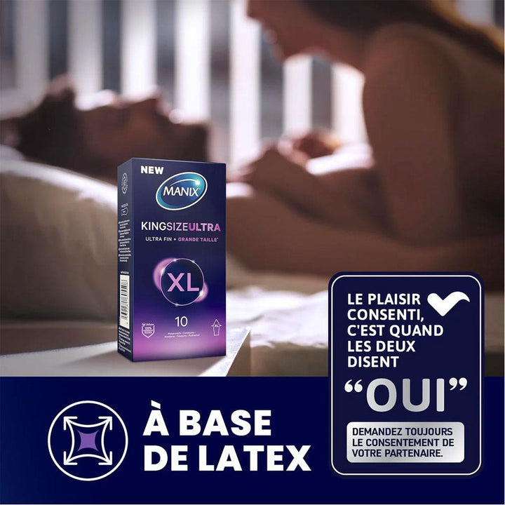 Manix King Size Ultra condoms 10 units
