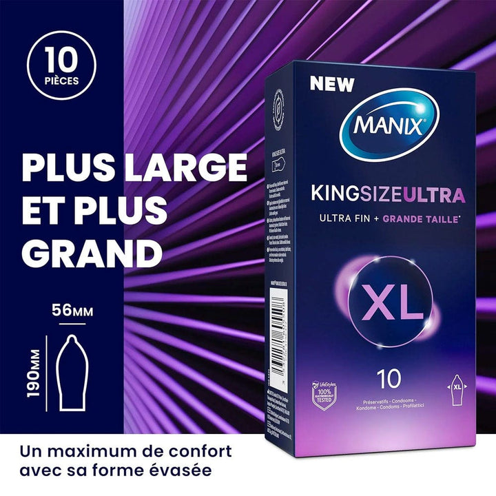 Manix King Size Ultra condoms 10 units