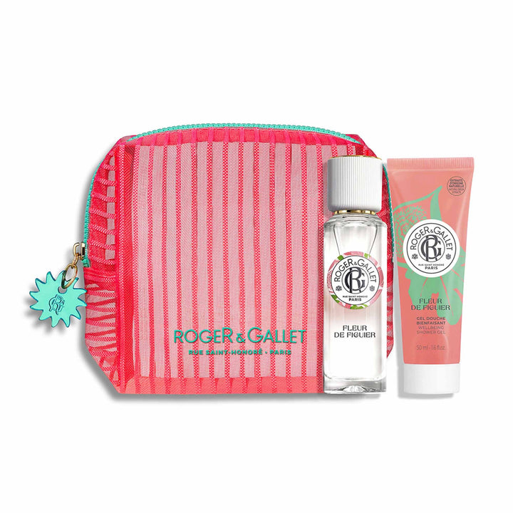 Roger & Gallet Summer Fig Flower Scented Water + Shower Gel Set 30ml (1.01fl oz)