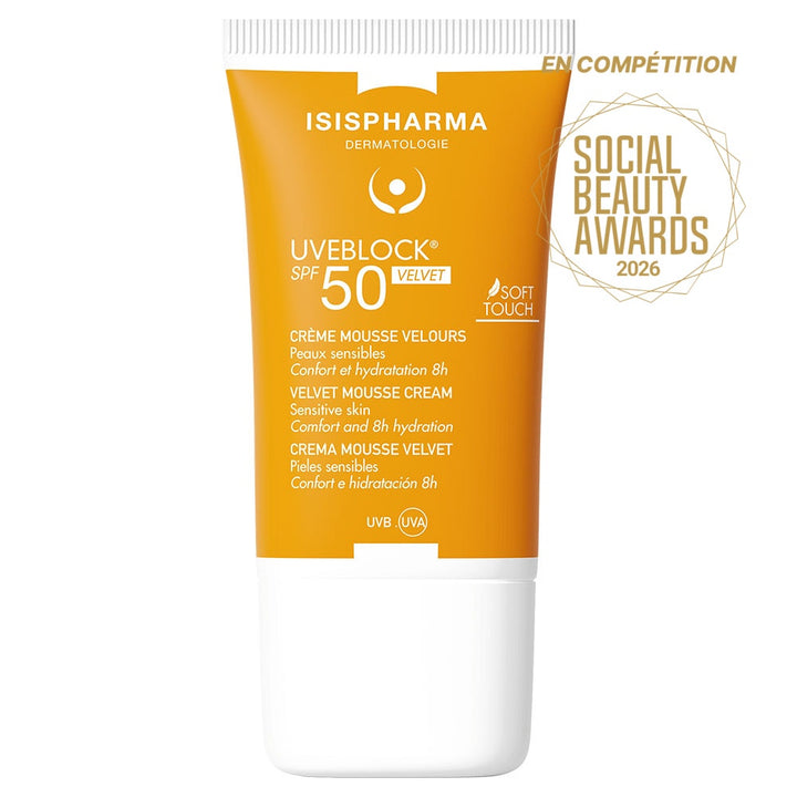 Isispharma Uveblock Velvet Mousse Cream SPF50 40 ml (1.35fl oz)